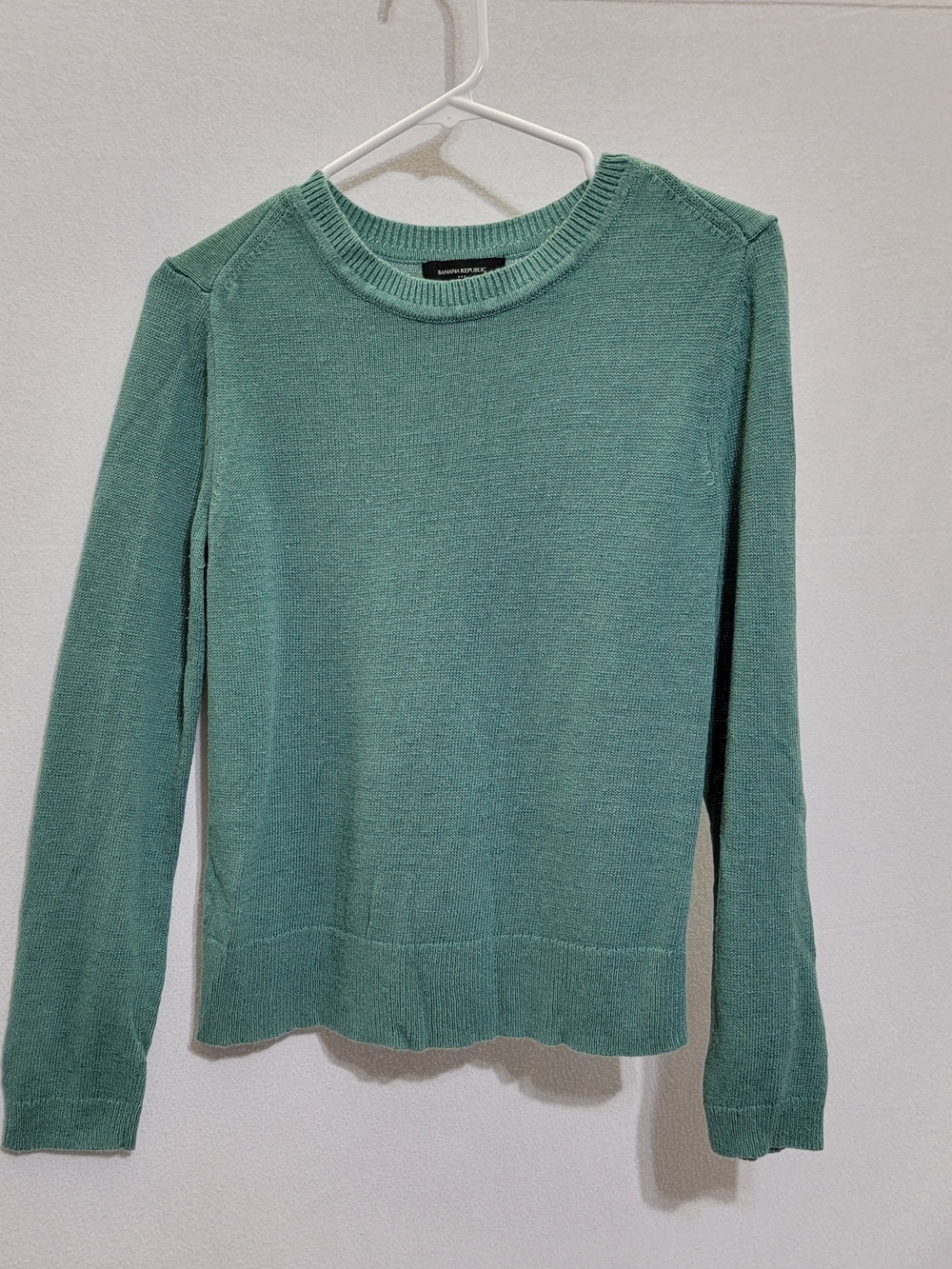Banana Republic Light Teal Crewneck Sweater